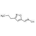 CAS#: 618882-51-2， (E)-N-Hydroxy-1-(3-propyl-1,2-oxazol-5-yl)methanimine