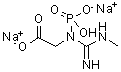 structure of CAS# 6190-45-0, Disodium [N'-(hydroxyphosphinato)-N-methylcarbamimidamido]acetate;2-{[imino<wbr>(phosphon<wbr>oamino)me<wbr>thyl]meth<wbr>ylamino}a<wbr>cetic aci<wbr>d, sodium<wbr> salt, so<wbr>dium salt;Creatine phosphate disodium salt;CREATINE PHOSPHATE DISODIUM SALT TETRAHYDRATE