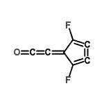 CAS#: 619296-20-7， (2,5-Difluoro-2,3,4-cyclopentatrien-1-ylidene)ethenone