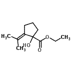 CAS#: 619297-03-9， Ethyl 1-hydroxy-2-isopropylidenecyclopentanecarboxylate