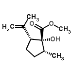 CAS#: 619297-07-3， Methyl (1R,2R,5R)-1-hydroxy-2-isopropenyl-5-methylcyclopentanecarboxylate