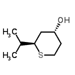 CAS#: 620164-07-0， (2R,4R)-2-Isopropyltetrahydro-2H-thiopyran-4-ol