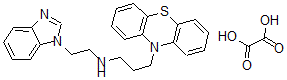 CAS#: 62031-73-6， N-2-(1H-Benzimidazol-1-Yl)Ethyl-10H-Phenothiazine-10-Propanamine Ethanedioate (1:1)