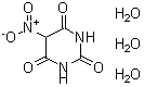 结构式 CAS# 6209-44-5, 5-硝基巴比妥酸三水合物