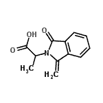 CAS#: 62100-29-2， 2-(1-Methylene-3-Oxo-1,3-Dihydro-2H-Isoindol-2-Yl)Propanoic Acid