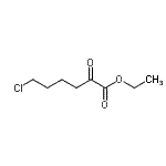 structure of CAS# 62123-62-0, Ethyl 6-Chloro-2-Oxohexanoate;Ethyl 6-chloro-2-oxohexanoate;MFCD01319635