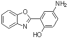 structure of CAS# 62129-02-6, 4-Amino-2-(1,3-Benzoxazol-2-Yl)Phenol;4-amino-2-(1,3-benzoxazol-3-ium-2-yl)phenolate;4-amino-2-(benzo[d]oxazol-2-yl)phenol;4-Amino-2-benzooxazol-2-yl-phenol