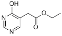 结构式 CAS# 6214-46-6, 2-(4-羟基嘧啶-5-基)乙酸乙酯