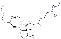 CAS#: 62151-21-7， (13E,15S)-1-Ethoxy-15-hydroxy-5-methyl-1,9-dioxoprost-13-ene-8-carboxylic acid ethyl ester
