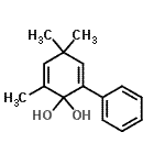 CAS#: 62156-71-2， 2,4,4-Trimethyl-6-Phenyl-2,5-Cyclohexadiene-1,1-Diol