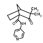 CAS#: 622359-24-4， 3,3-Dimethyl-2-oxo-N-(4-pyridinyl)bicyclo[2.2.1]heptane-1-carboxamide