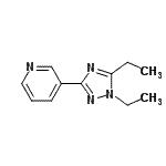 CAS#: 622403-82-1， 3-(1,5-Diethyl-1H-1,2,4-triazol-3-yl)pyridine
