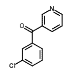 CAS#: 62247-00-1， (3-Chlorophenyl)(3-Pyridinyl)Methanone