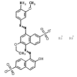 CAS#: 6226-70-6， Disodium 8-[(4-Amino-3-Methoxyphenyl)Diazenyl]-6-Ethoxy-5-[(2-Hydroxy-6-Sulfonato-1-Naphthyl)Diazenyl]-2-Naphthalenesulfonate