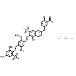 CAS#: 6227-23-2， Trisodium 5-{[6-({4-[(2,4-Dimethyl-6-Sulfonatophenyl)Diazenyl]-2-Methoxy-5-Methylphenyl}Diazenyl)-5-Hydroxy-7-Sulfonato-2-Naphthyl]Amino}-2-Hydroxybenzoate