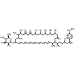 CAS#: 62327-61-1， (23E,25E,27E,29E,31E,33E,35E)-22-[(3S,4S,5S,6R)-5-Amino-3,4-Dihydroxy-6-Methyl-Tetrahydropyran-2-Yl]Oxy-4,6,8,10,12,18,20-Heptahydroxy-38-[4-Hydroxy-1-Methyl-6-(4-Methylaminophenyl)-6-Oxo-Hexyl]-19,37-Dimethyl-1-Oxacyclooctatriaconta-23,25,27,29,31,33,35-Heptaene-2,14,16-Trione