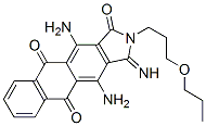 CAS#: 62335-65-3， 4,11-Diamino-2,3-Dihydro-3-Imino-2-(3-Propoxypropyl)-1H-Naphth[2,3-f]Isoindole-1,5,10-Trione