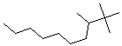 structure of CAS# 62338-09-4, 2,2,3-Trimethyl-Decane;Decane, 2,2,3-Trimethyl-