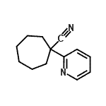 CAS#: 623569-87-9， 1-(2-Pyridinyl)cycloheptanecarbonitrile
