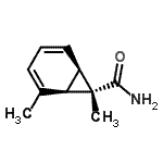 CAS#: 62359-75-5， (1R,6R,7S)-2,7-Dimethylbicyclo[4.1.0]Hepta-2,4-Diene-7-Carboxamide