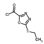 CAS#: 62373-37-9， 5-(Ethylsulfanyl)-1,3,4-Oxadiazole-2-Carbonyl Chloride