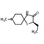CAS#: 623918-24-1， (2R)-2-Ethyl-8-methyl-1-thia-4,8-diazaspiro[4.5]decan-3-one