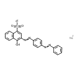 CAS#: 6245-62-1， Sodium 4-Hydroxy-3-{[4-(Phenyldiazenyl)Phenyl]Diazenyl}-1-Naphthalenesulfonate