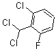 structure of CAS# 62476-62-4, 1-Chloro-2-(Dichloromethyl)-3-Fluoro-Benzene;1-Chloro-2-(Dichloromethyl)-3-Fluoro-Benzene;Benzene, 1-Chloro-2-(Dichloromethyl)-3-Fluoro-