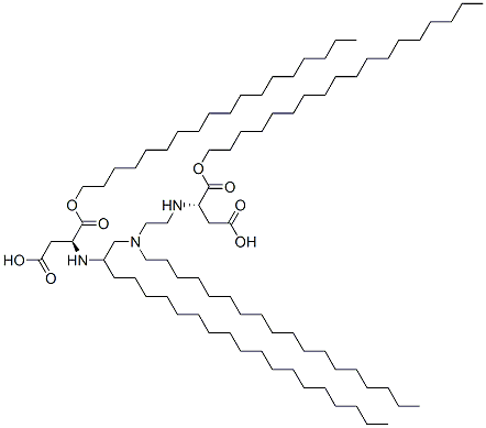 CAS#: 62477-04-7， (3S)-3-[2-[2-[[(2S)-4-Hydroxy-1-octadecoxy-1,4-dioxobutan-2-yl]amino]icosyl-octadecylamino]ethylamino]-4-octadecoxy-4-oxobutanoic acid
