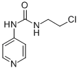 structure of CAS# 62491-96-7, 1-(2-Chloro-Ethyl)-3-Pyridin-4-Yl-Urea;1-(2-Chloroethyl)-3-(4-Pyridyl)Urea;1-(2-Chloroethyl)-3-Pyridin-4-Yl-Urea;Ca-0921