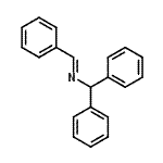 structure of CAS# 62506-88-1, (E)-N-(Diphenylmethyl)-1-Phenylmethanimine;N-Benzylidene-N-(diphenylmethyl)amine;N-Benzylidene-α-phenylbenzylamine;644552_ALDRICH
