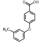 CAS#: 62507-85-1， 4-(3-Methylphenoxy)Benzoic Acid