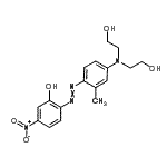 CAS#: 6253-14-1， 2-({4-[Bis(2-Hydroxyethyl)Amino]-2-Methylphenyl}Diazenyl)-5-Nitrophenol
