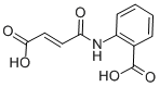 结构式 CAS# 62530-49-8, 2-(3-羧基丙-2-烯酰氨基)苯甲酸
