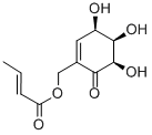CAS#: 62532-49-4， 2-Crotonyloxymethyl-(4R,5R,6R)-4,5,6-Trihydroxycyclohex- 2-Enone
