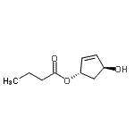 CAS#: 625445-16-1， (1S,4S)-4-Hydroxy-2-cyclopenten-1-yl butyrate