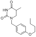 CAS#: 62554-14-7， Dihydro-1-((4-Butoxyphenyl)Methyl)-5-Methyl-2,4(1H,3H)-Pyrimidinedione