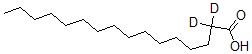 结构式 CAS# 62689-96-7, 十六烷酸-2,2-D2