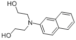 structure of CAS# 6270-13-9, 2,2'-(2-Naphthylimino)Diethanol;2-(2-Hydroxyethyl-(2-Naphthyl)Amino)Ethanol;2-(2-Hydroxyethyl-Naphthalen-2-Yl-Amino)Ethanol;Fr-0342