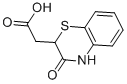 structure of CAS# 6270-74-2, (3-Oxo-3,4-Dihydro-2H-1,4-Benzothiazin-2-Yl)Acetic Acid;2-[(2S)-3-Keto-4H-1,4-Benzothiazin-2-Yl]Acetate;2-[(2S)-3-Oxo-4H-1,4-Benzothiazin-2-Yl]Ethanoate;Zinc00058250
