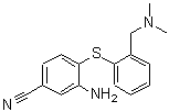 CAS#: 627490-01-1， 3-Amino-4-({2-[(dimethylamino)methyl]phenyl}sulfanyl)benzonitrile