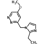 CAS#: 627525-67-1， 3-[(2-Ethyl-1H-imidazol-1-yl)methyl]-5-methoxypyridazine