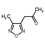CAS#: 627904-53-4， 1-(4-Methyl-1,2,5-oxadiazol-3-yl)acetone
