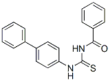 CAS 登录号:6281-71-6, 1-苯甲酰基-3-(1,1'-联苯-4-基)硫脲