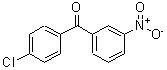 structure of CAS# 62810-38-2, (4-Chlorophenyl)(3-Nitrophenyl)Methanone;(4-chlorophenyl)(3-nitrophenyl)methanone;4-chloro-3'-nitrobenzophenone;ZINC00245005
