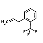 结构式 CAS# 62826-30-6, 1-烯丙基-2-(三氟甲基)苯