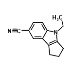 CAS#: 628294-81-5， 4-ethyl-2,3-dihydro-1H-cyclopenta[b]indole-7-carbonitrile