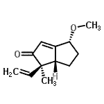 CAS#: 628317-39-5， (1R,4R,6aS)-4-Methoxy-1-methyl-1-vinyl-4,5,6,6a-tetrahydro-2(1H)-pentalenone