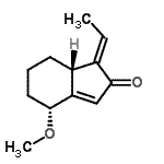 CAS#: 628317-41-9， (1E,4R,7aS)-1-Ethylidene-4-methoxy-1,4,5,6,7,7a-hexahydro-2H-inden-2-one