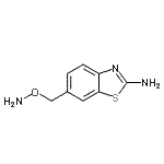 CAS#: 628704-59-6， 6-[(Aminooxy)methyl]-1,3-benzothiazol-2-amine